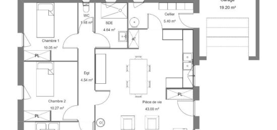 Maison neuve à , Haute-Garonne